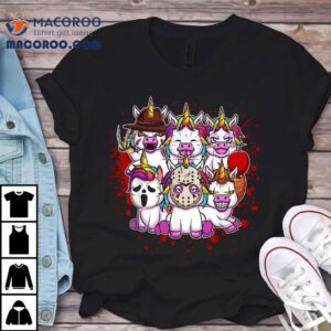 My Little Horror Crew Halloween Unicorns Tshirt