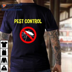 Pest Control Funny Halloween Costume Exterminator Tee Shirt