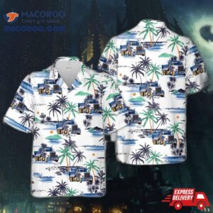 Peterbilt 359 Dump Truck Hawaiian Shirt
