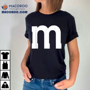 Pick Your Color M Group, Letter Simple Lazy Halloween Shirt