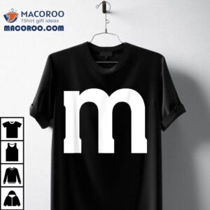 Pick Your Color M Group, Letter Simple Lazy Halloween Shirt