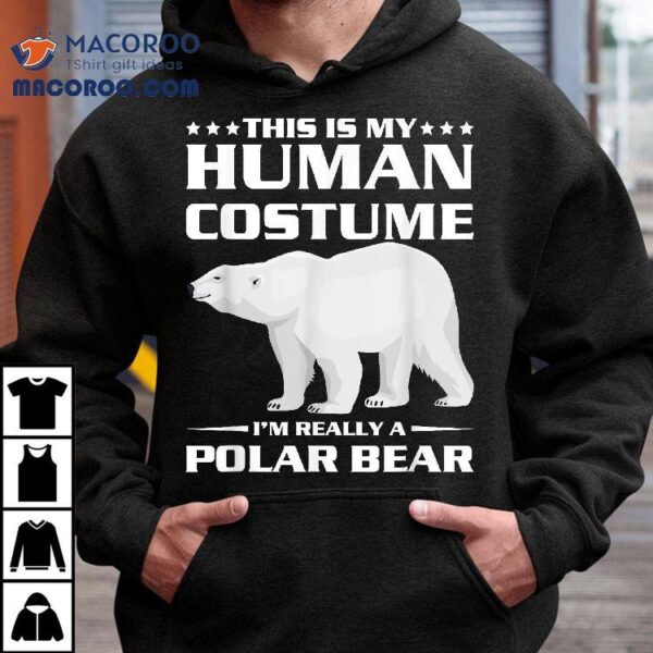 Polar Bear Costume Kids Halloween Bears Shirt