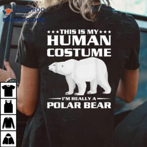 Polar Bear Costume Kids Halloween Bears Tshirt