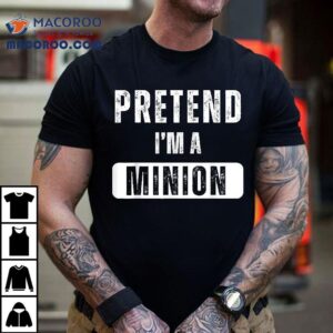 Pretend I M A Minion Matching Kids Adult Duck Costume Tshirt