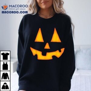 Pumpkin Halloween For Jack O Lantern Face Tshirt