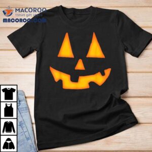 Pumpkin Halloween For Jack O Lantern Face Tshirt