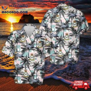 Royal Air Force Raf Typhoon Fgr4 Of No. Ix (b) Squadron Hawaiian Shirt