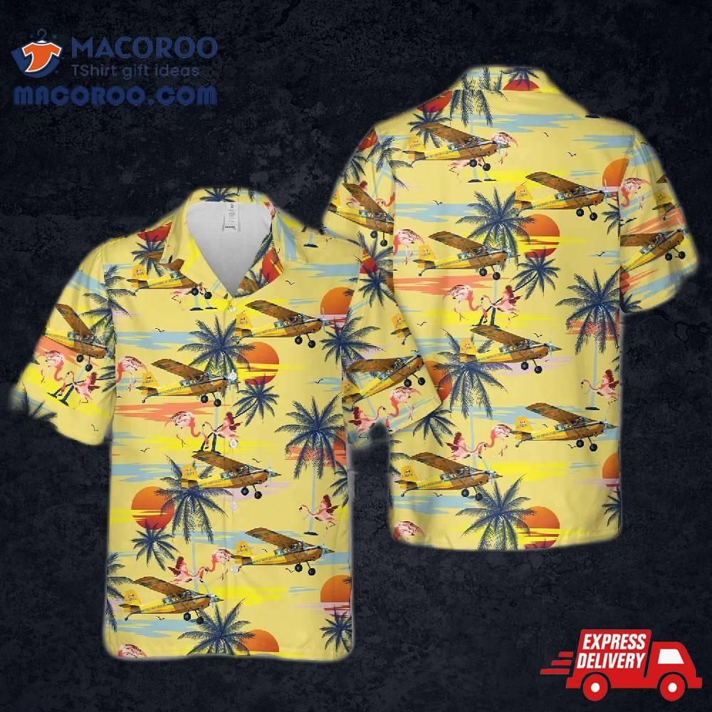 Royal Canadian Air Cadets Bellanca 8gcbc Scout Hawaiian Shirt Royal Canadian Air Cadets Bellanca 8gcbc Scout Hawaiian Shirt