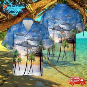 Royal New Zealand Air Force Aw109 Luh No.3 Squadron Rnzaf Hawaiian Shirt