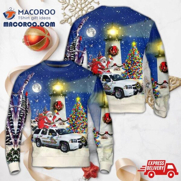 San Bernardino County Sheriff Christmas Aop Sweater