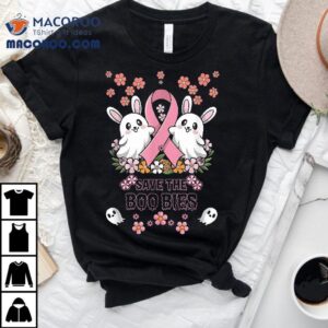 Save The Boobies Breast Cancer Awareness Shirt &acirc; Halloween