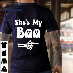 She’s My Boo Matching Halloween Pajama Couples Shirt