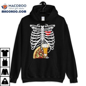 Skeleton Dad Halloween Pregnancy Couples Costumes Shirt