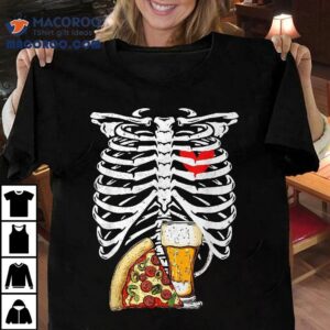 Skeleton Dad Halloween Pregnancy Couples Costumes Tshirt