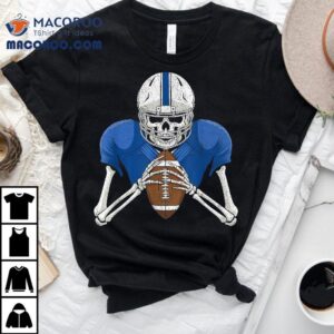 Skeleton Football Halloween Funny Boys Distressed Shirt Skeleton Football Halloween Funny Boys Distressed Shirt
