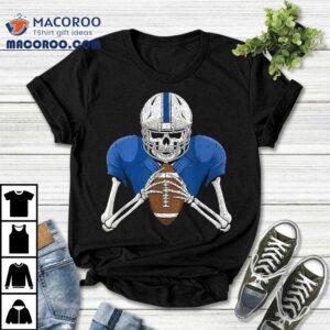 Skeleton Football Halloween Funny Boys Distressed Shirt 3 Skeleton Football Halloween Funny Boys Distressed Tshirt