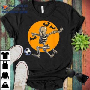 Soccer Skeleton Halloween Boys Player Tshirt