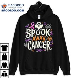 Spook Away Cancer October Halloween Breast Awareness Shirt