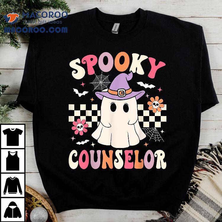 Spooky Counselor Halloween Ghost School Shirt Spooky Counselor Halloween Ghost School Shirt