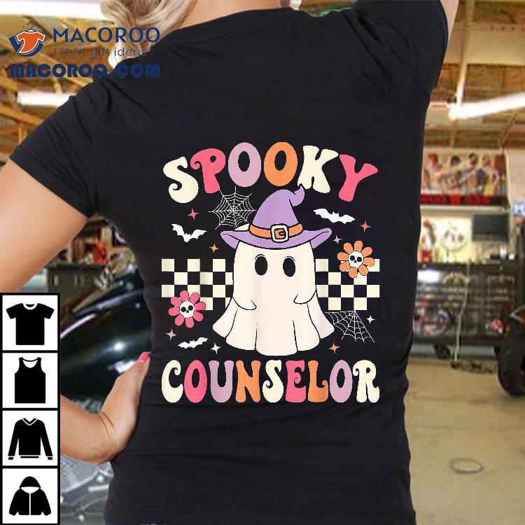 Spooky Counselor Halloween Ghost School Shirt Spooky Counselor Halloween Ghost School Shirt