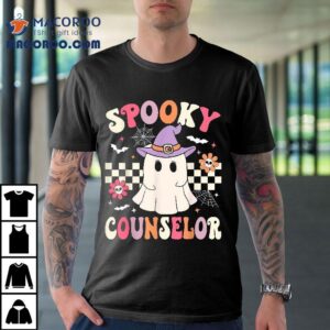 Spooky Counselor Halloween Ghost School Shirt 3 Spooky Counselor Halloween Ghost School Tshirt