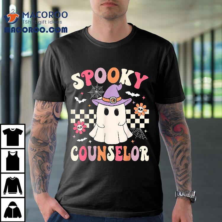 Spooky Counselor Halloween Ghost School Shirt Spooky Counselor Halloween Ghost School Shirt