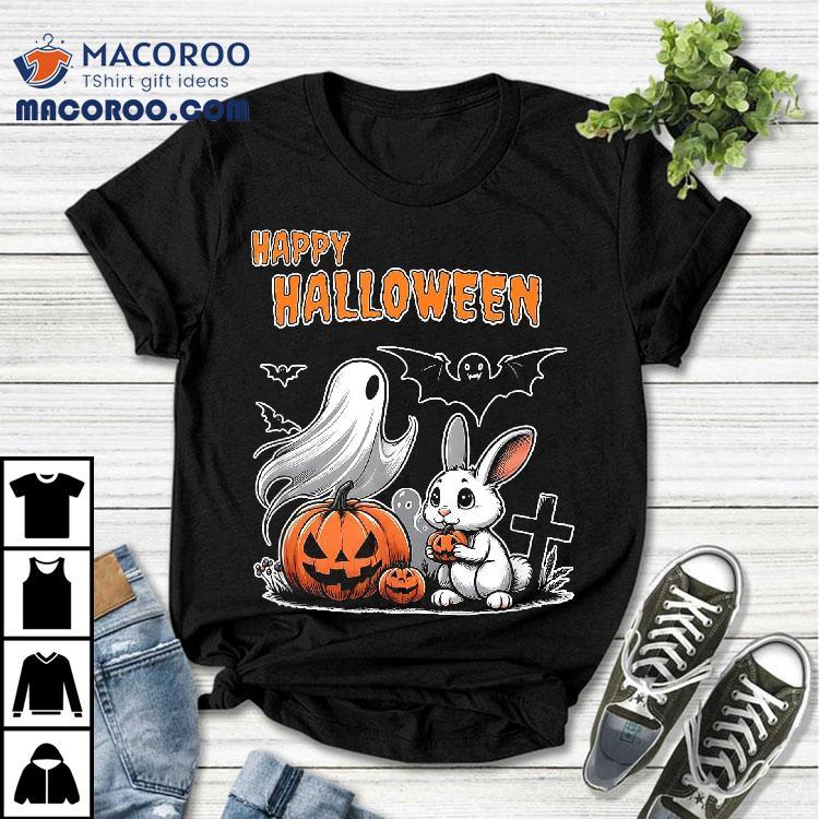 Spooky Ghost With Bunny Shirt Spooky Ghost With Bunny Shirt