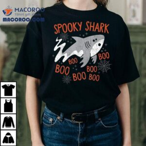 Spooky Shark Funny Halloween Costume Tshirt