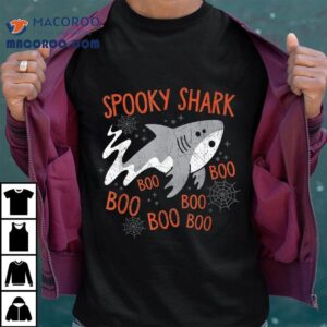 Spooky Shark Funny Halloween Costume Tshirt