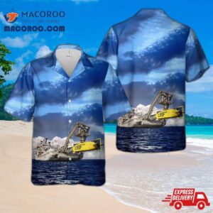 Swedish Submarine Rescue Vehicle (urf) From Hswms Belos Hawaiian Shirt