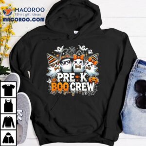 Team Preschool Boo Crew Halloween Ghost Shirt