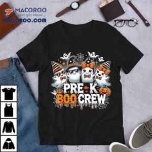 Team Preschool Boo Crew Halloween Ghos Tshirt