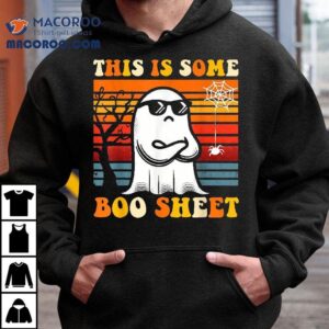 This Is Some Boo Sheet Ghost Groovy Retro Funny Halloween Shirt
