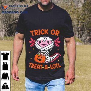 Trick Or Treat A Lotl Axolotl Halloween Costume Toddler Kids Shirt Trick Or Treat A Lotl Axolotl Halloween Costume Toddler Kids Shirt
