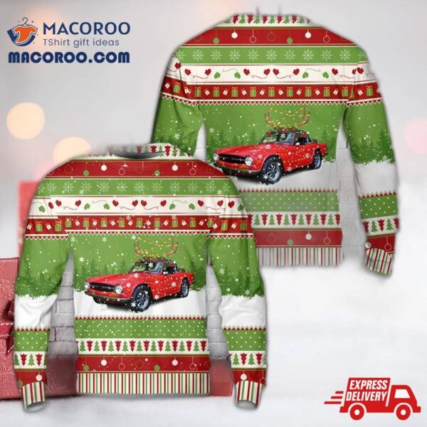 Triumph Tr 6 1969 Christmas Sweater