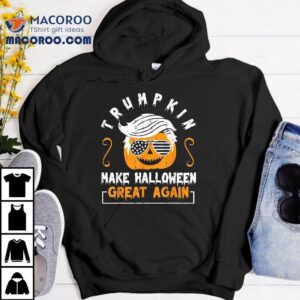 Trumpkin Make Halloween Great Again Funny Pumpkin Trump Hair Tshirt