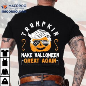Trumpkin Make Halloween Great Again Funny Pumpkin Trump Hair Tshirt