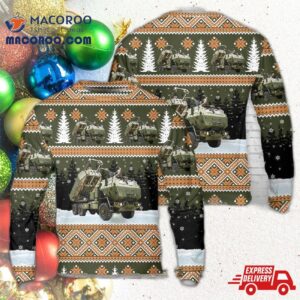 U.s. Marine Corps High Mobility Artillery Rocket System M142 Himars Christmas Sweater