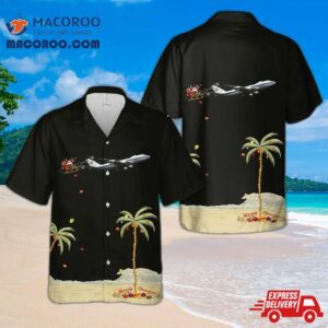 Us Air Force Boeing E-4b Christmas Hawaiian Shirt