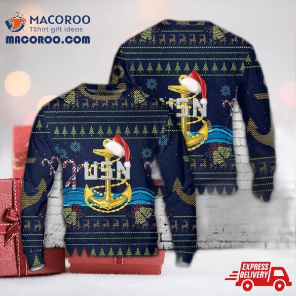 Us Navy Chief Petty Officer (cpo) Aop Christmas Sweater