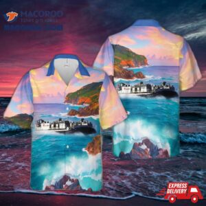 Us Navy Landing Craft Air Cushion Lcac-2101 Hawaiian Shirt