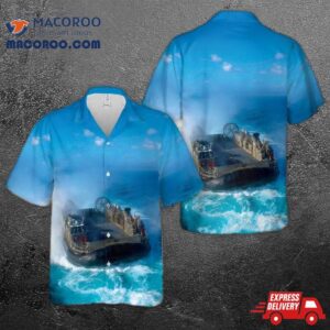 Us Navy Landing Craft Air Cushion Lcac-63 Hawaiian Shirt