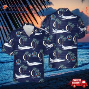 Us Navy Vrc-50 Foo Dogs C-39 Hawaiian Shirt