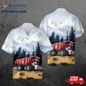 Wegener Mining Dump Truck Hawaiian Shirt