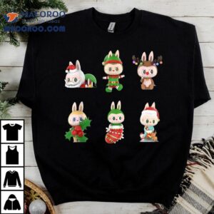 Xmas Labubu Lover The Monsters Christmas Santa Shirt