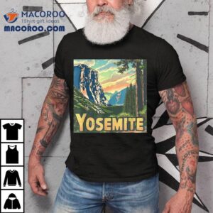 Yosemite – Us National Park Vintage Kids Retro Shirt