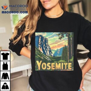 Yosemite – Us National Park Vintage Kids Retro Shirt