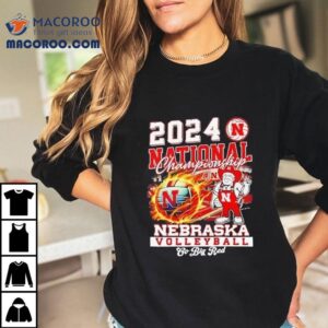 National Championship Nebraska Volleyball Go Big Red Masco Tshirt