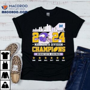 2024 Nfc North Division Champions Minnesota Vikings Shirt