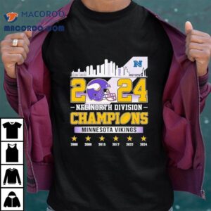 2024 Nfc North Division Champions Minnesota Vikings Shirt